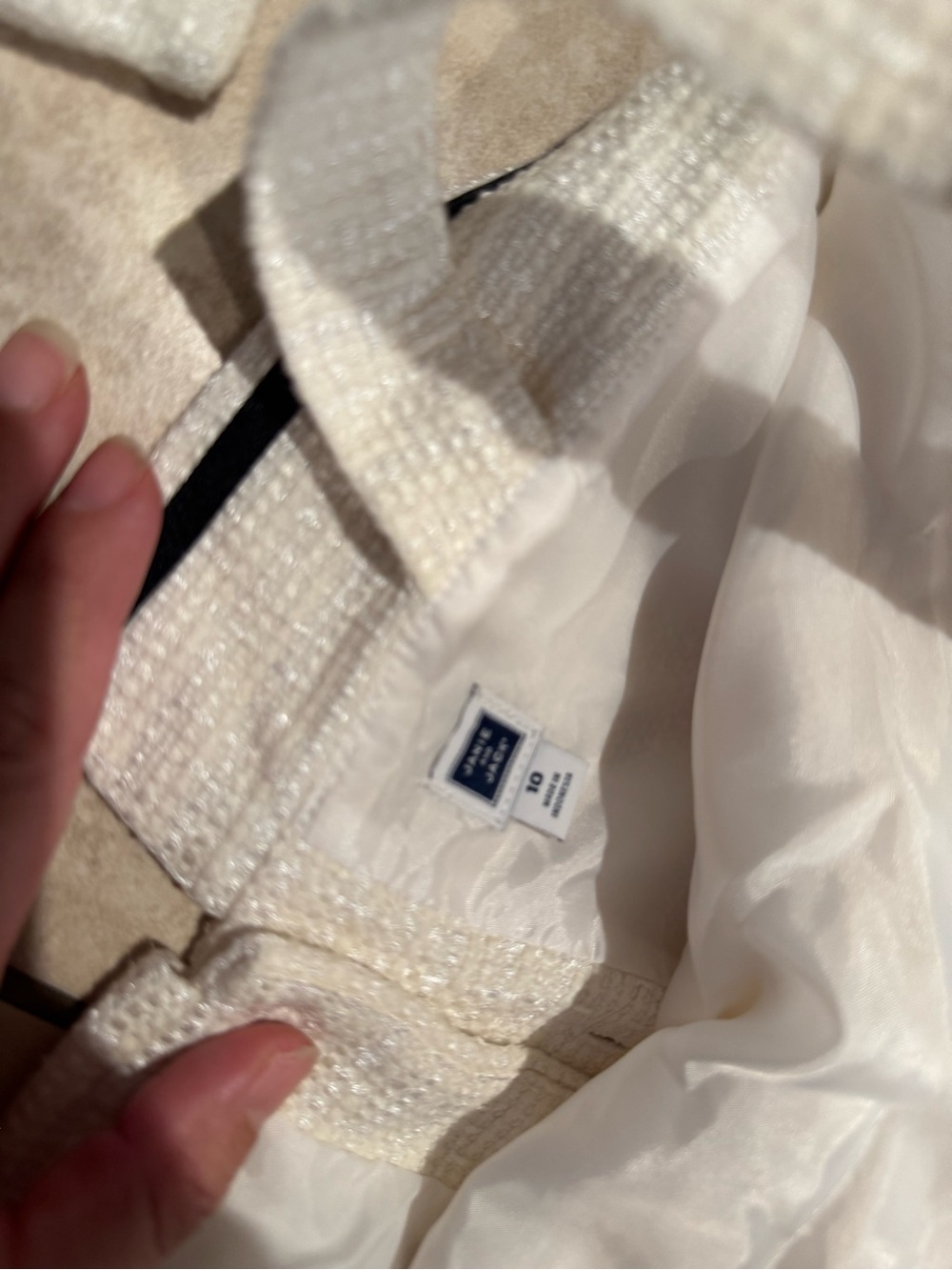 Janie and Jack Cream Textured Cardigan